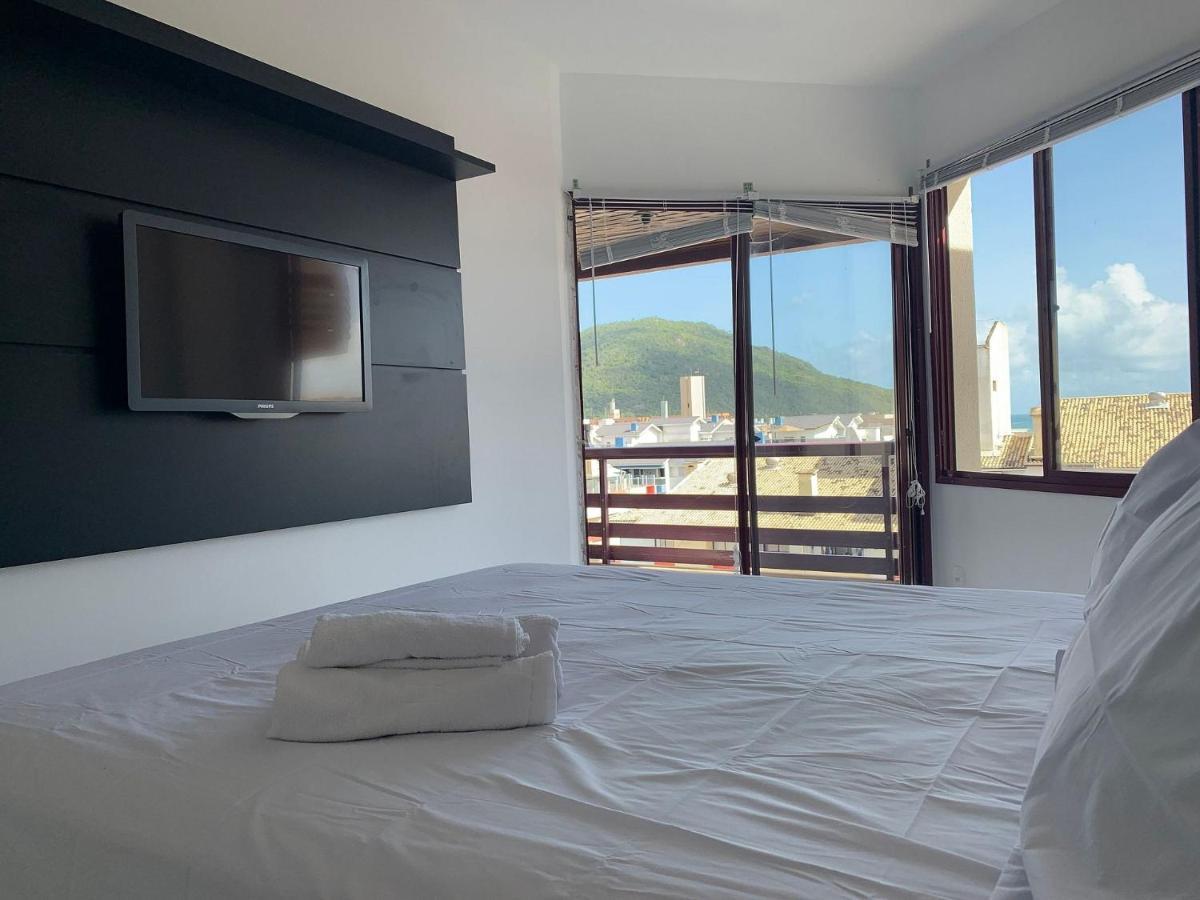 Apartamento Com Vista Do Mar Em Residencial Com Piscina Florianópolis 外观 照片