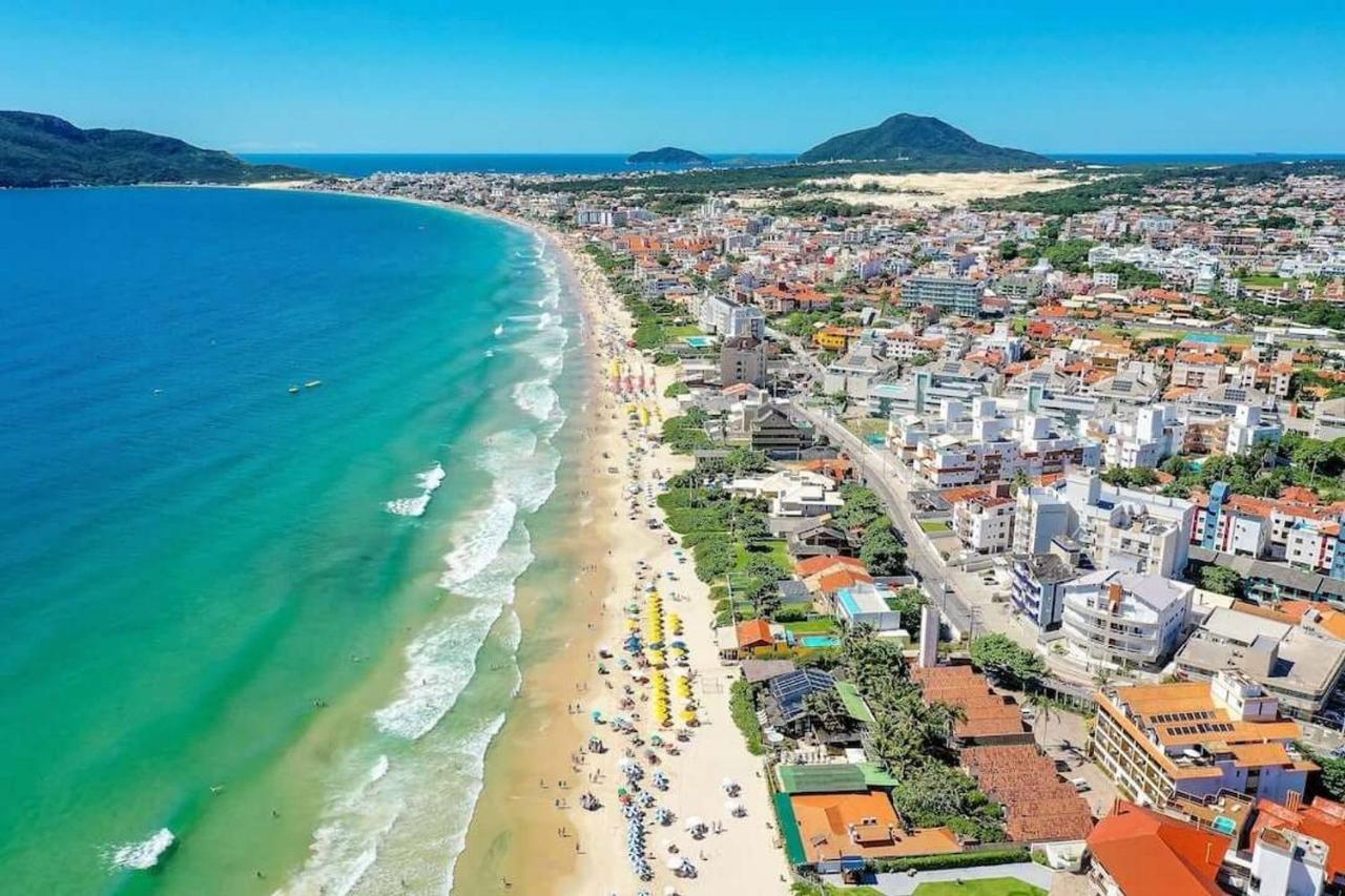Apartamento Com Vista Do Mar Em Residencial Com Piscina Florianópolis 外观 照片