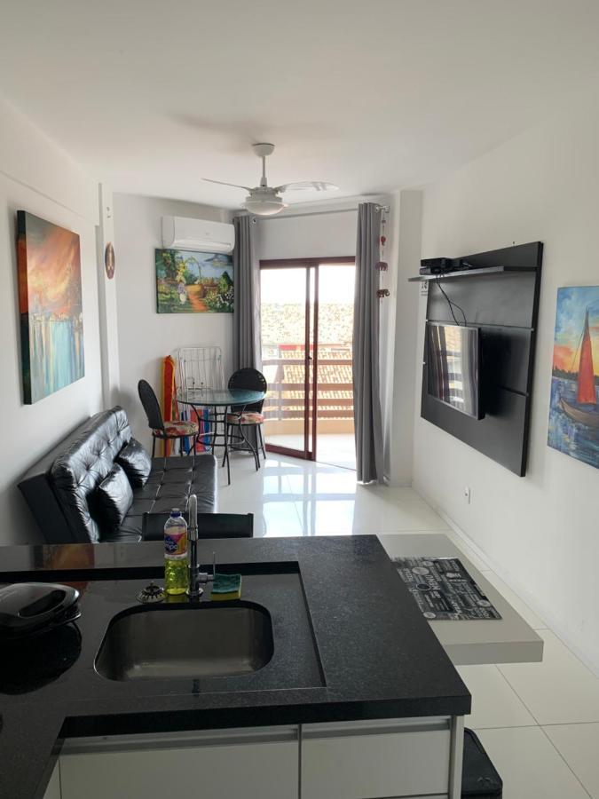 Apartamento Com Vista Do Mar Em Residencial Com Piscina Florianópolis 外观 照片