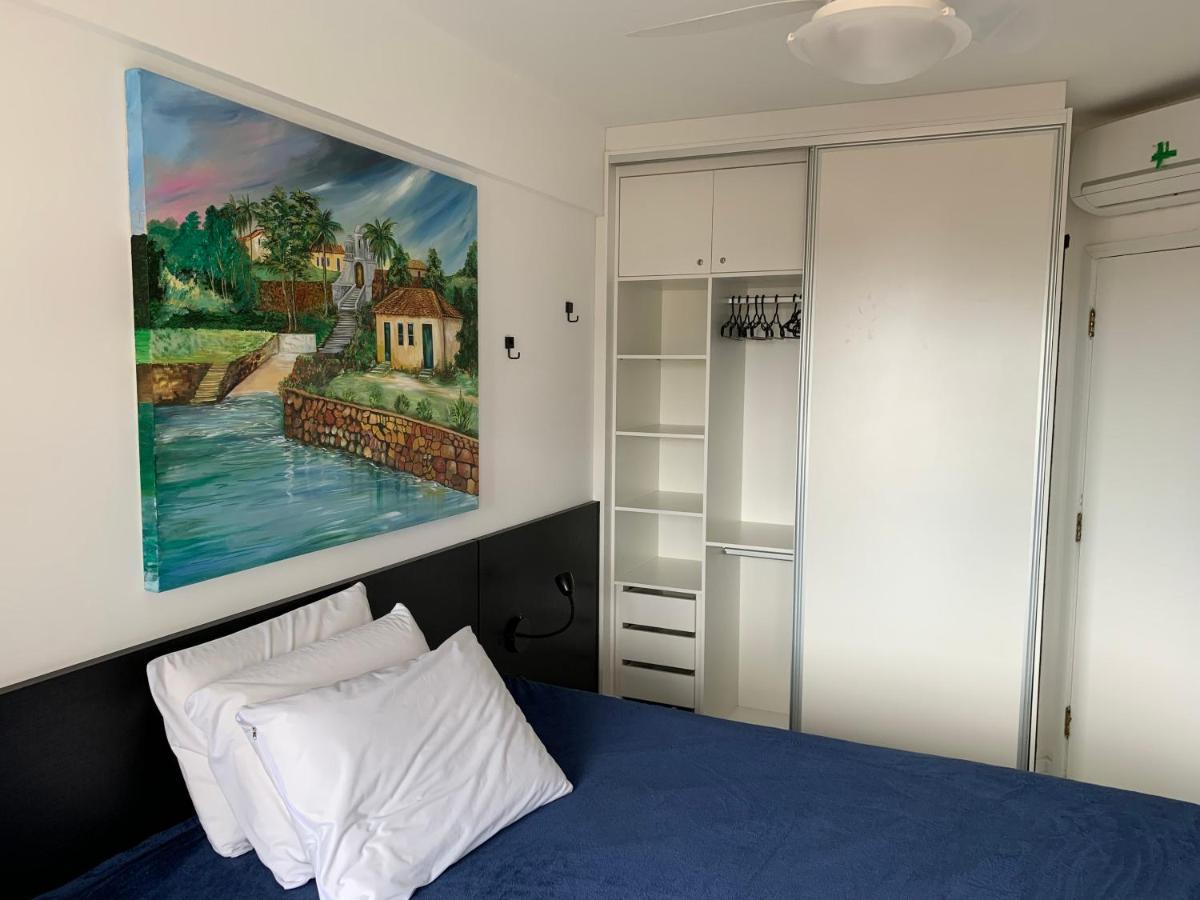 Apartamento Com Vista Do Mar Em Residencial Com Piscina Florianópolis 外观 照片