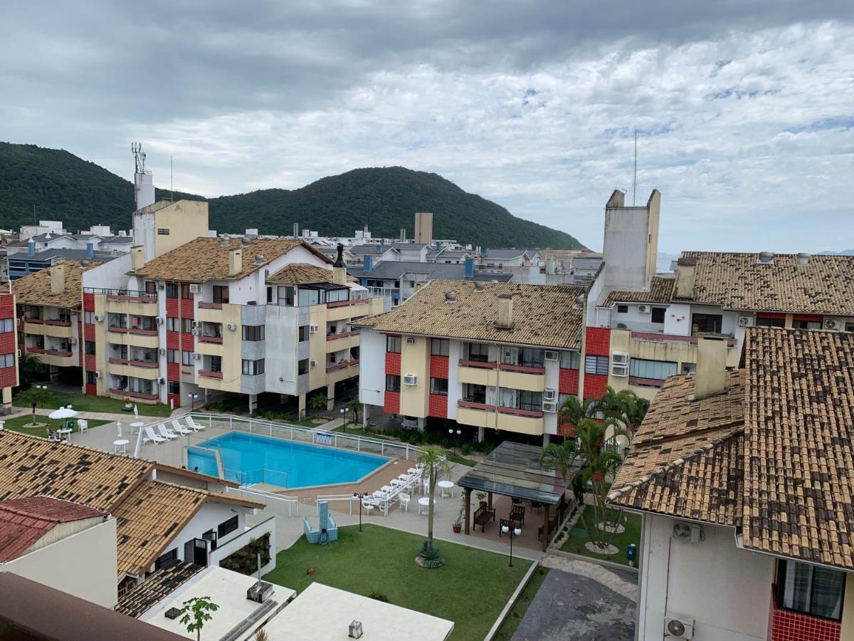 Apartamento Com Vista Do Mar Em Residencial Com Piscina Florianópolis 外观 照片