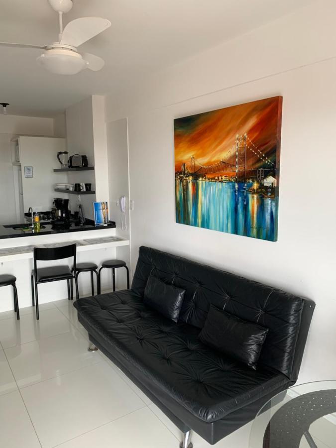 Apartamento Com Vista Do Mar Em Residencial Com Piscina Florianópolis 外观 照片