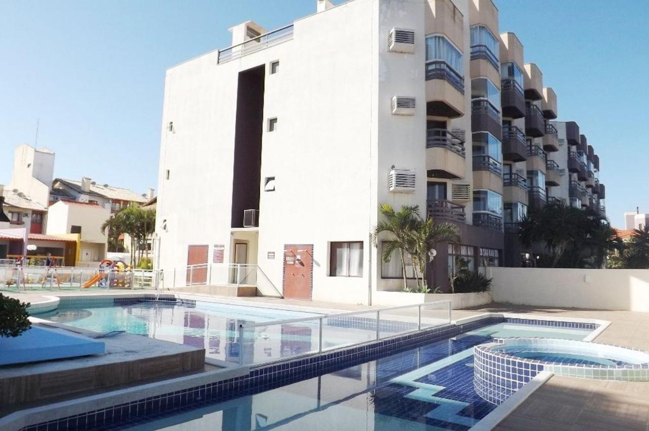 Apartamento Com Vista Do Mar Em Residencial Com Piscina Florianópolis 外观 照片