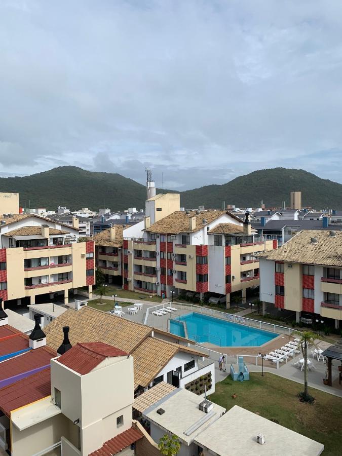 Apartamento Com Vista Do Mar Em Residencial Com Piscina Florianópolis 外观 照片